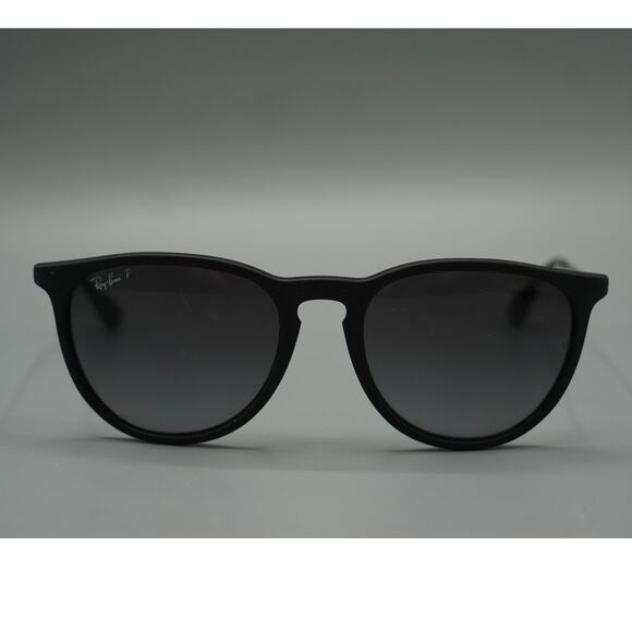 Ray-Ban Accessories - Ray-Ban Erika RB4171 622/T3 Matte Black Polarized Gray Gradient Italy 54mm